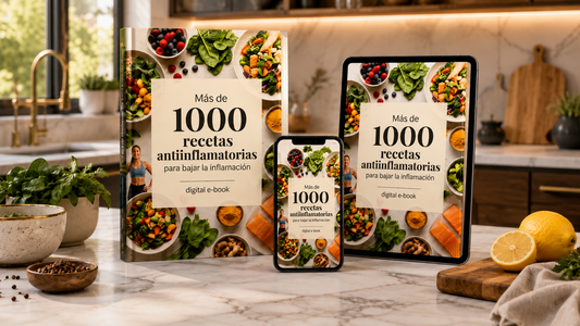 +1000 recetas antinflamatorias para bajar de pesi +5 REGALOS